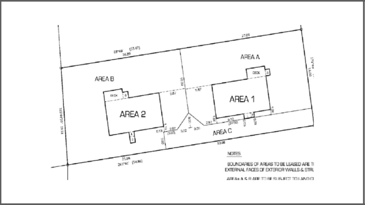 Cross lease