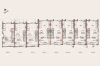 Cross street, Christchurch - configurations